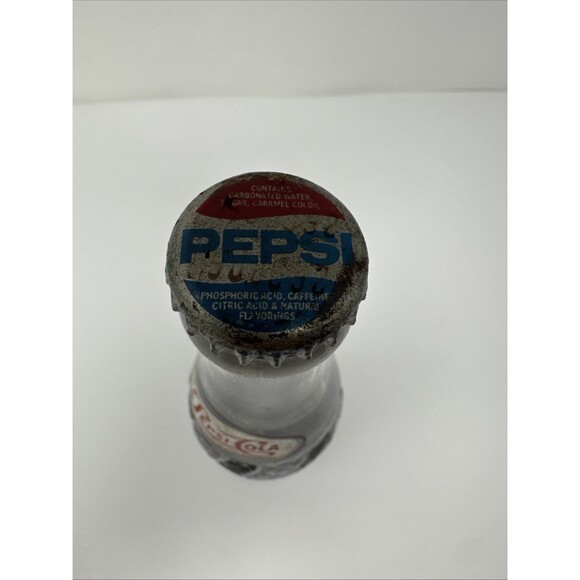1950s Pepsi Cola Full Bottle Sparkling 10 oz. Franchised Bottler Huntsville AL - Picture 6 of 7